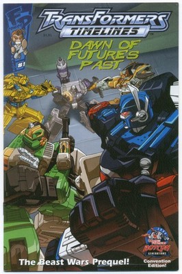 TRANSFORMERS TIMELINES #1; 2006 VF/NM DAWN OF FUTURE'S PAST Convention Edition