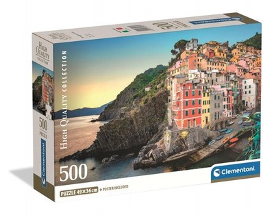 Clementoni - Puzzel met 500 stukjes voor volwassenen en jongens, collectie, them