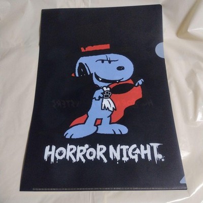 USJ Snoopy Clear File Horror Night