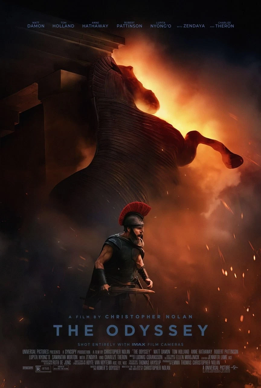 The Odyssey 2026 Christopher Nolan Epic Movie Poster