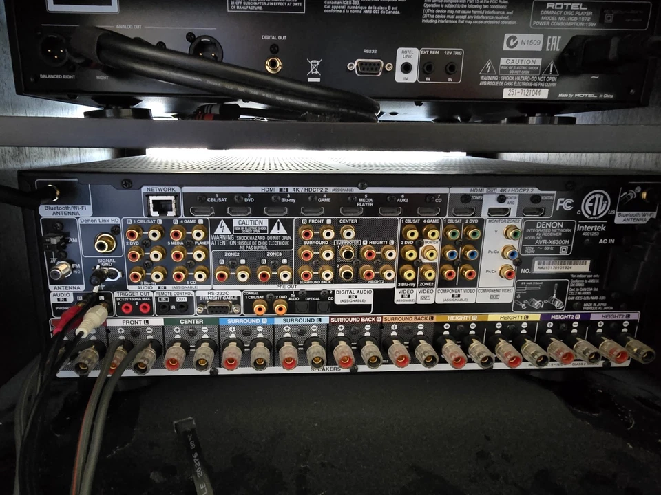 Denon AVR-X6300H Stereo Receiver 11.2 Channel 140w/Ch 4K Dolby Atmos - Image 2 of 3