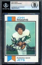 John Riggins Cards, Rookie Card and Autographed Memorabilia Guide 20