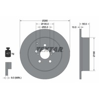Bremsscheibe Textar 92135703 Hinten, Voll, 1 StüCk