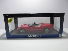 Autoart 1/18 Chevrolet Corvette C6 Convertible Red Diecast Model Car New