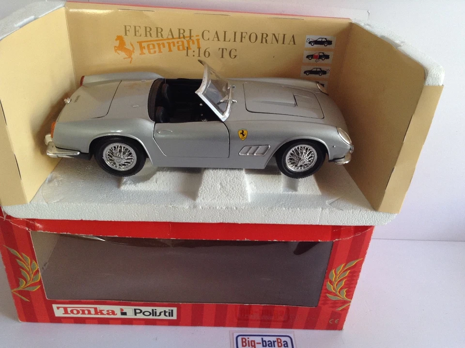 🔥Lot vintage🚗 POLISTIL TONKA FERRARI CALIFORNIA 1/16 TG 🔥🔥✨STREPITOSA ✨🍂☕ - Immagine 2 di 4