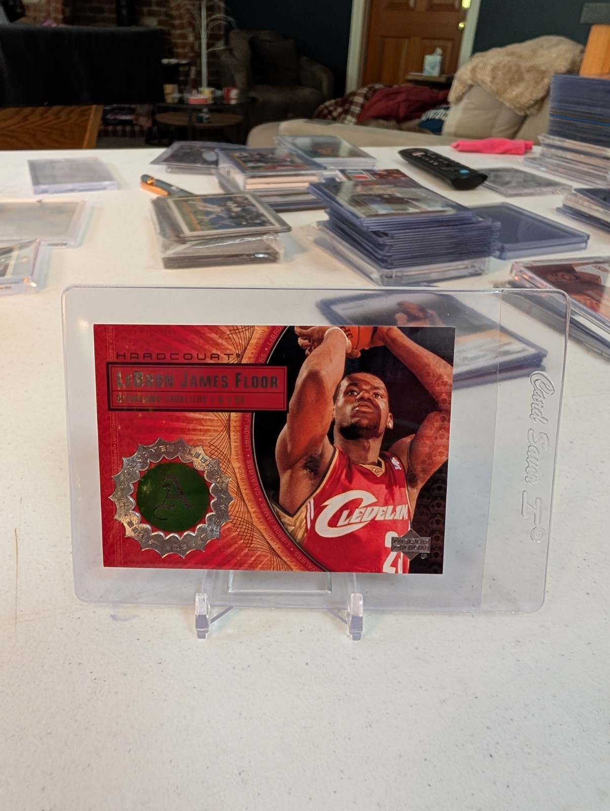 2003-04 Upper Deck Hardcourt - Lebron James Floor Relics LeBron James #LB8 (MEM,