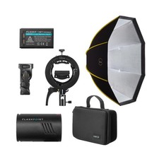Flashpoint XPLOR 100 Pro TTL R2 Monolight, Bundle with ParaSnap Octa 36" Softbox