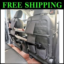 Universal Automotive Gun Rack & Seat Back Organizer for Hunting Gear Storage