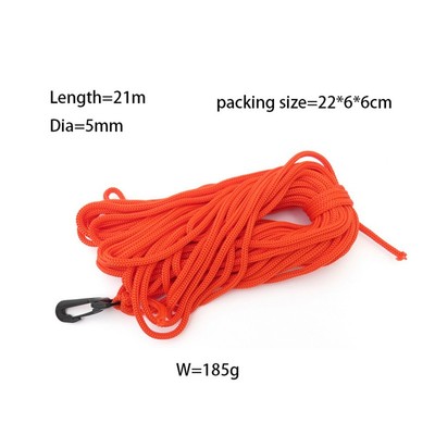 Dive in Style and Fish Confidently mit 21m Polyesterseil und Schaukelhaken