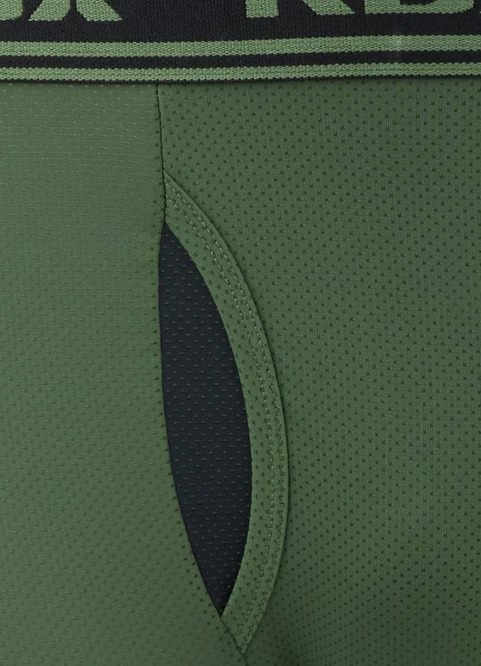 Active Boxer Briefs for Men, Quick Dry 4-Pack Black/Green/Navy/Grey L - Image 2 of 4