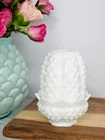 Vintage Fenton Glass White Milk Glass Hobnail Fairy Lamp
