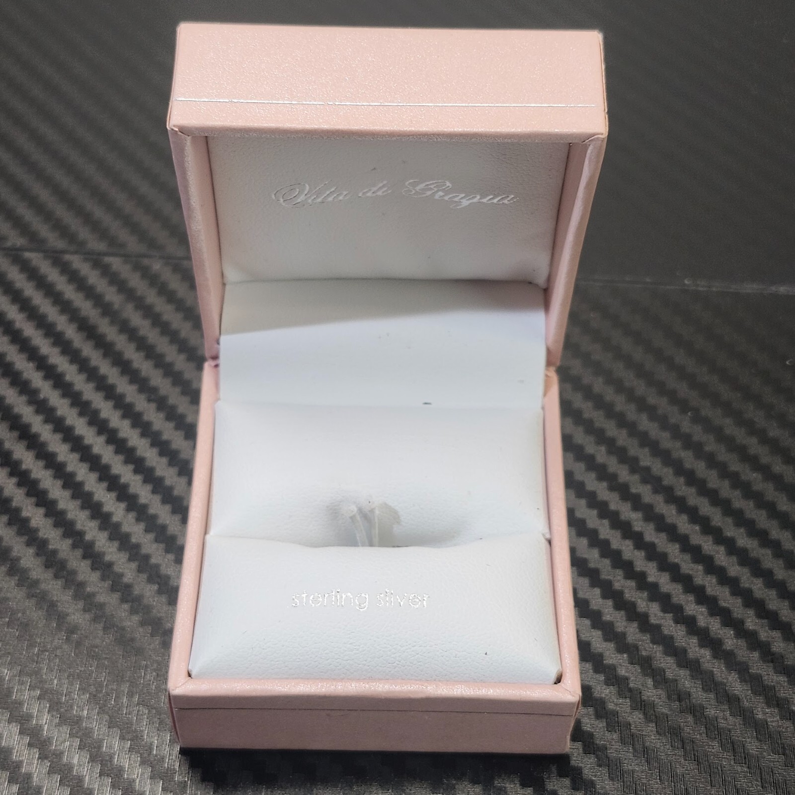 Vita di Grazia EMPTY Sterling Silver Jewelry Box 2"x2.5" image 3