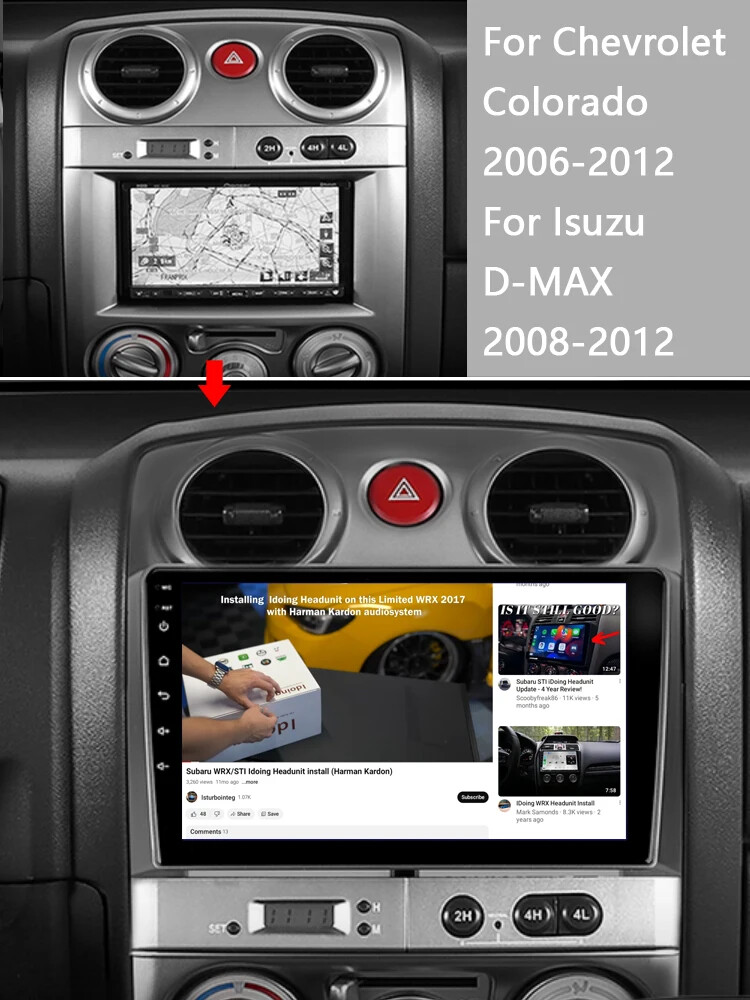 Auto Android Screen For Isuzu D-max DMAX Car Stereo Player Radio