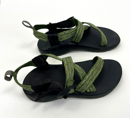 Chaco Z 1 Ecotread Youth Kids Sz 3 Shoes Green Outdoor Hike Performance Sandals