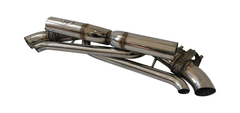 Fits Porsche 992 Carrera's 3.0L Turbo 20-24 Top Speed Center X-Pipe Exhaust W/V - Image 2 of 4