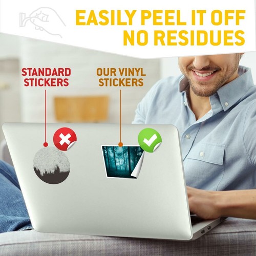 2 x Rectangle Stickers 7.5 cm - Spooky Foggy Woods Trees Horror Forest Cool Gift - 第 5/9 張圖片