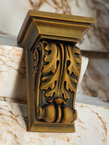 Plaster Corbel , Shelf . Console Ornament (x 1) Gold . home decor Patio Garden - Picture 3 of 8
