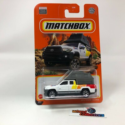 2016 Toyota Tacoma White * 2022 Matchbox Case B * wf8