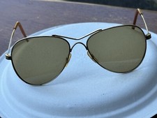 Vintage Aviator Gold Framed Tinted Sunglasses