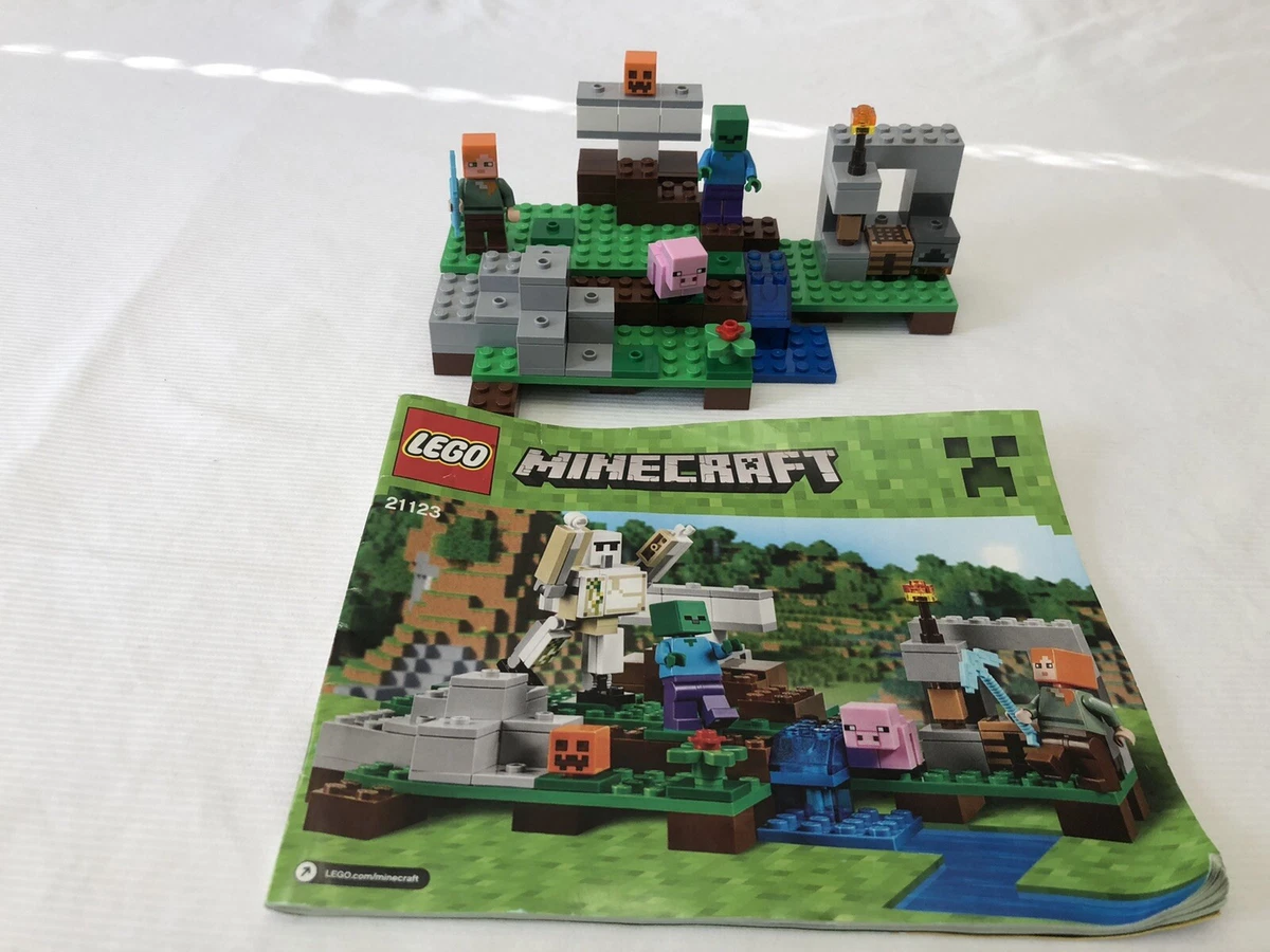 Lego minecraft iron deals golem set instructions