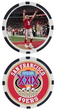 SUPER BOWL XXIX - SAN FRANCISCO 49ERS - POKER CHIP/BALL MARKER