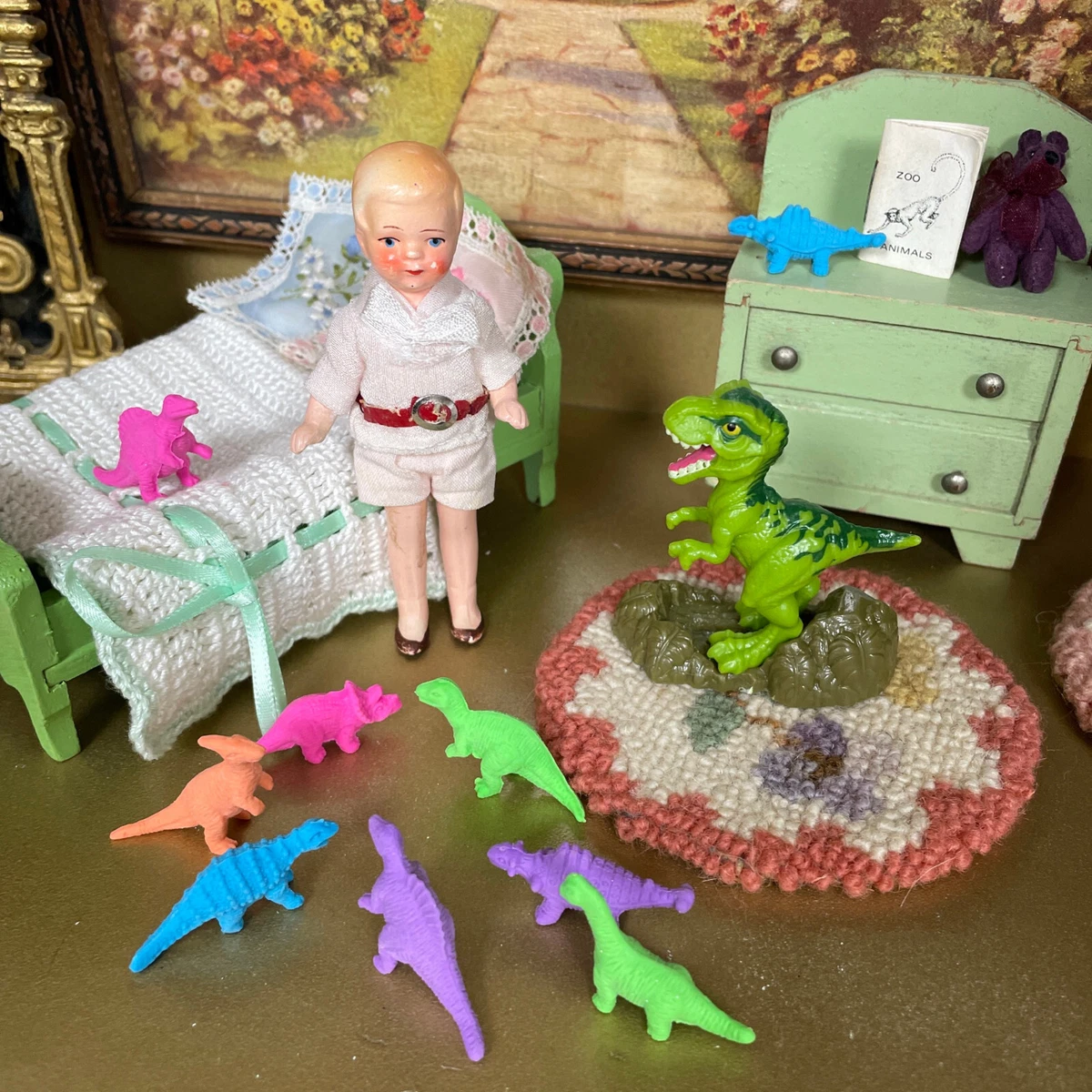 Dinosaur dollhouse sale