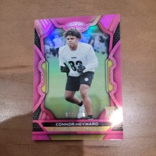 2022 Panini Certified Mirror Pink /199 #191 Connor Heyward - Pittsburgh Steelers