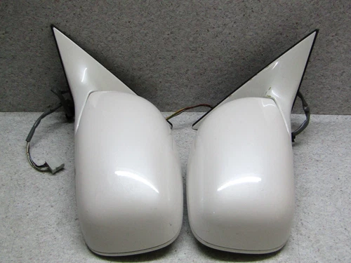 2003 2008 JDM TOYOTA CROWN GRS18 WHITE SEDAN POWER FOLDING SIDE MIRROR SET OEM