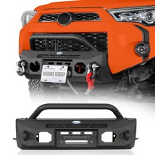 Stubby Steel Front Bumper W Winch Plate Light Fit 2014-2024 Toyota 4runner