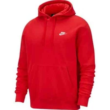 NWT Nike Men's Big & Tall Sportswear Hoodie Sweatshirt Mahogany Red 3XL