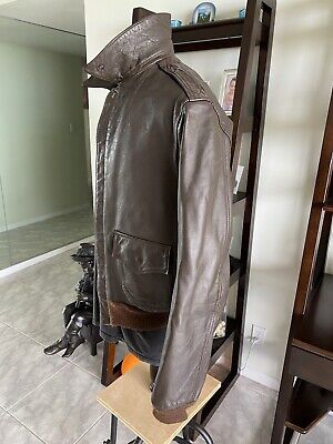 Avirex USAF A-2 Horsehide Leather Flight Jacket Ww2 Excellent Cond