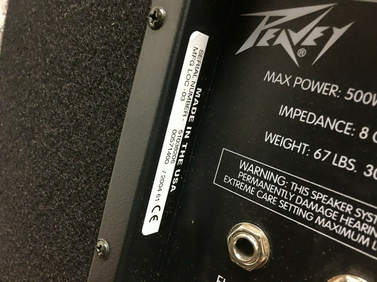 PEAVEY SP6 passive quasi 4way bi-ampable 2000w PA speaker | eBay