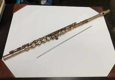 Selmer Signet Coin .900 Fine Silver Flute - Serial 25168 - 26.5'' Long - 14.72 Oz