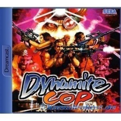 SEGA Dreamcast - Dynamite Cop mit OVP OVP beschädigt