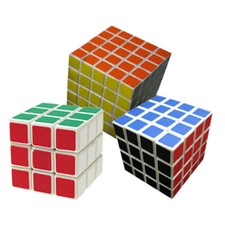 Magic Cube Puzzle Kids Learn Education Toy Gifts 3 Pcs Cu3