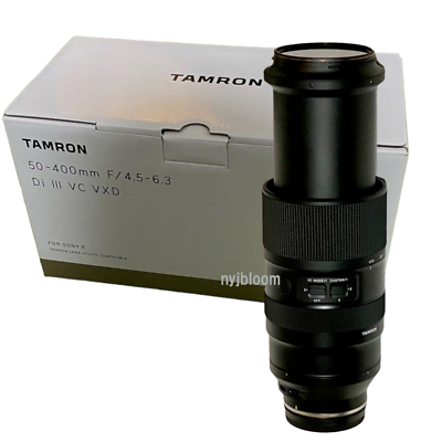 New TANRON 50-400mm F4.5-6.3 Di III VC VXD Lens for Sony E Full
