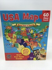 MasterPieces USA Map Jigsaw 0705988112072 M 11207 60pc Ages 6 
