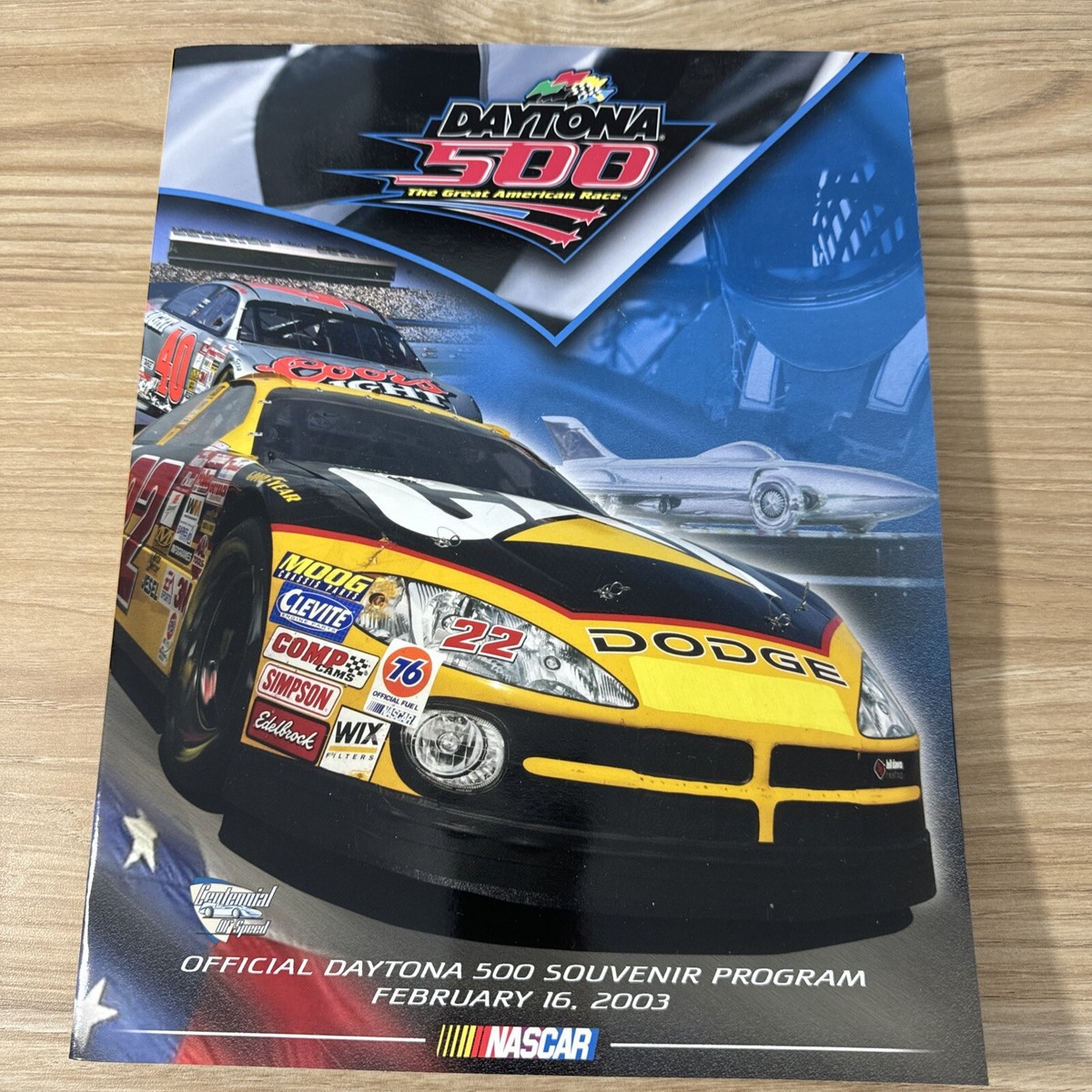 NASCAR 2003 DAYTONA 500 PROGRAM 40th ANNUAL FEB 16 2003 Book | eBay
