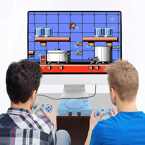 Retro Spielekonsole classic mit 22 eingebauten spielen 2 Fernbedienungen NEU - Bild 4 von 13