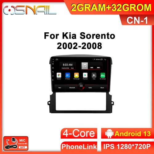 Android 13 Car Radio For Kia Sorento BL 2002-2008 GPS CarPlay Multimedia Player - Picture 7 of 32