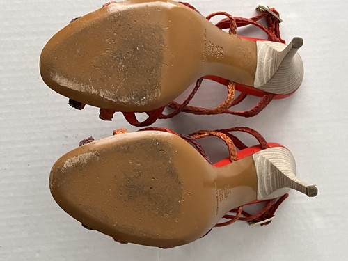 Stephane Kelian Sandals Women's 39 Braided Leather Strappy Made in Italy - Picture 11 of 21