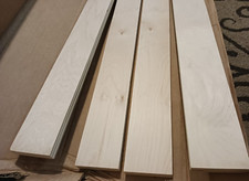3 In. X 91.5 In. X 0.75 In. Tall Cabinet Filler in Polar White Lot of 4