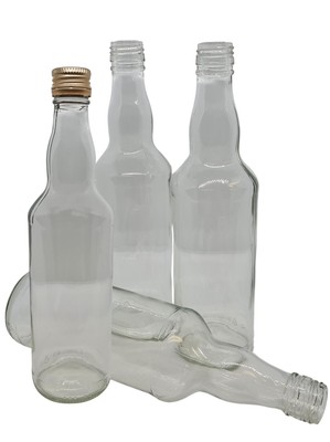 Mikken – Kit De 6 Bouteilles En Verre Avec Entonnoir Pour Liqueur, Jus Et Plus – 500 Ml - 7