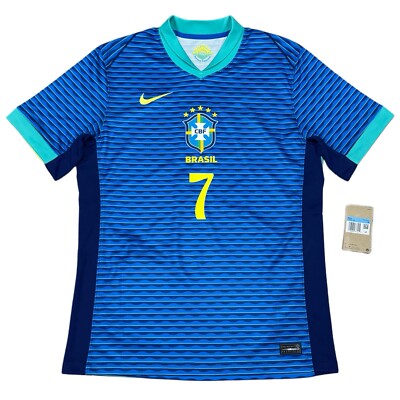 2024/25 Brazil Away Jersey #7 Vini Jr Medium Nike Soccer Copa