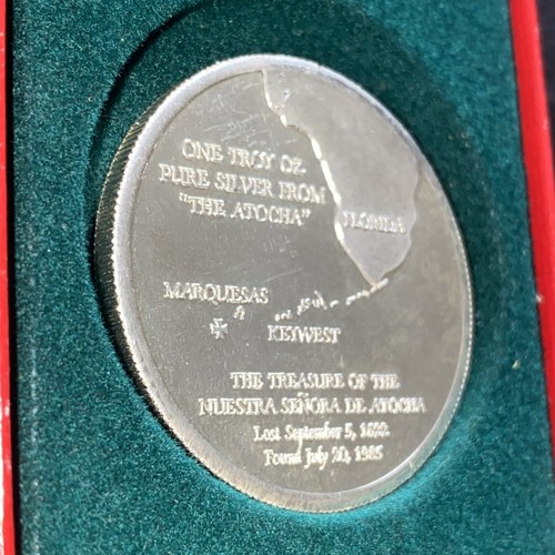 1oz Fine Silver Shipwreck-Treasure From The Atocha- Mel Fisher’s Silver - Picture 8 of 14
