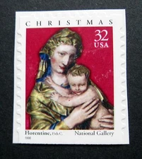 Sc # 3244 ~ 32 ct Florentine Madonna & Child by Hans Memling