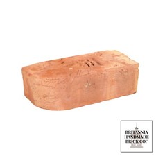Single Bullnose Brick, Red Handmade Brick 2 3/4"