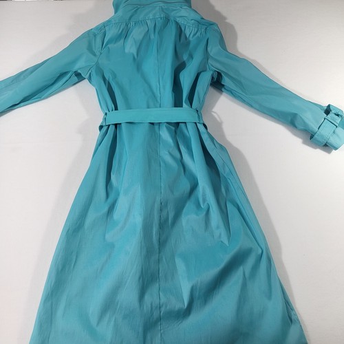 SAMUEL DONG Small TAFFETA COAT GATHERED COLLAR Jacket Hooded Vintage - Picture 13 of 14