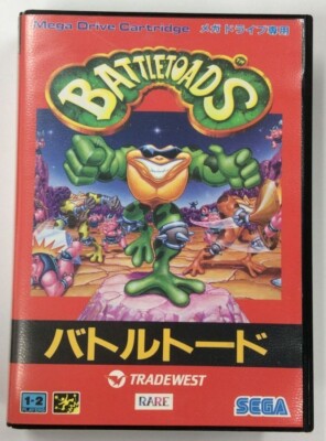 BattleToads sega Mega Drive MD W/ box manual | eBay
