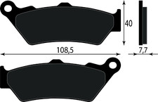 Front brake pad MOTO MORINI Granpasso 1200 / H83 1200 2008